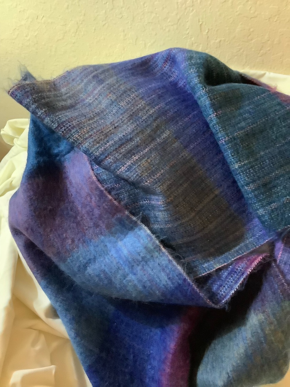 Women's Blue & Purple Cozy Endless Scarf